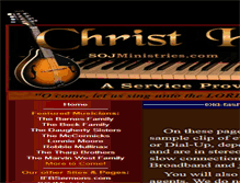 Tablet Screenshot of music.sojministries.com